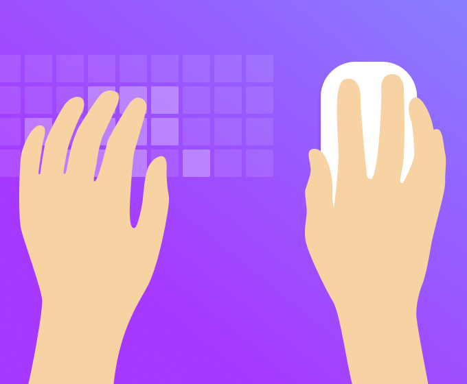 Left-handed shortcuts for the win in Whimsical Wireframes